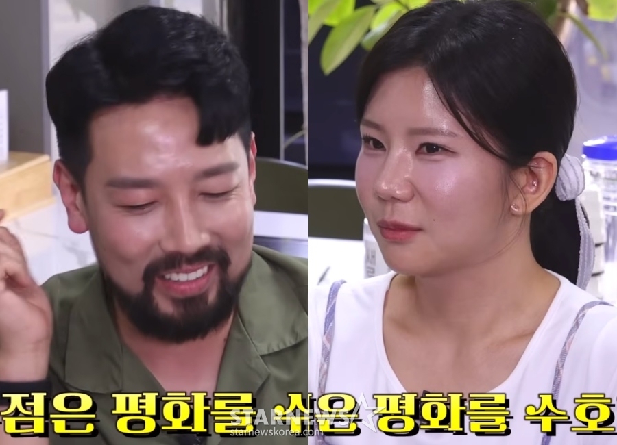 'Na-sol-sa-gye' Mister Kim (izquierda), 28.ª edición de Sunja de 'Naneun Sollo' /foto=Canal de YouTube de Chonjang Entertainment
