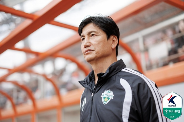 鄭正溶(チョン·ジョンヨン)全北現代(チョンブク·ヒョンデ)監督。 /写真=韓国プロサッカー連盟提供