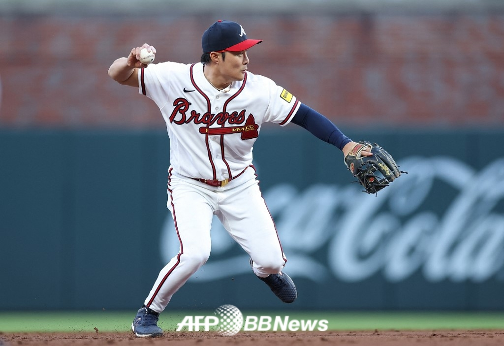 Atlanta Braves Kim Ha-seong. /AFPBBNews=NEWS1