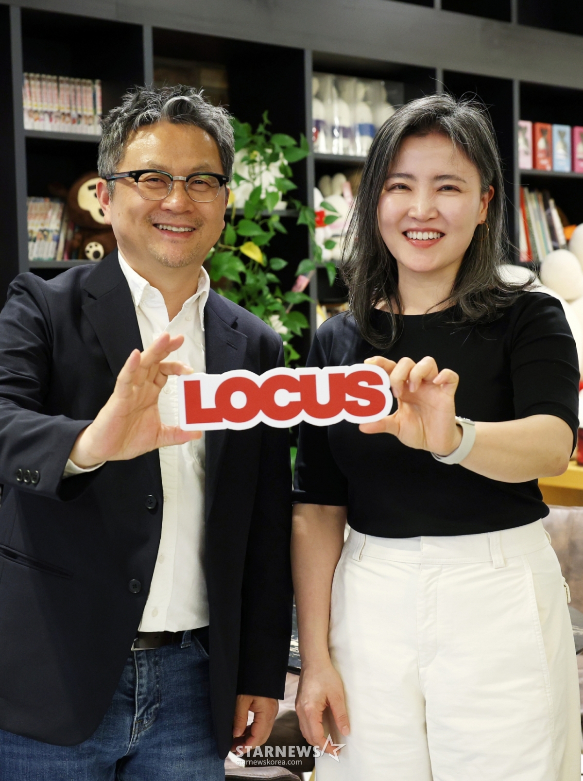 'Yumi's Cells' animation production company Locus Hong Seong-ho (President), Vice President Hwang Su-jin StarResearch Lab interview /Photo=Reporter Kim Hwi-seon hwijpg@