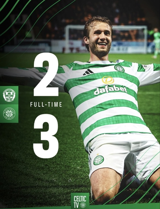 Marcador final. /Foto=Redes sociales de Celtic