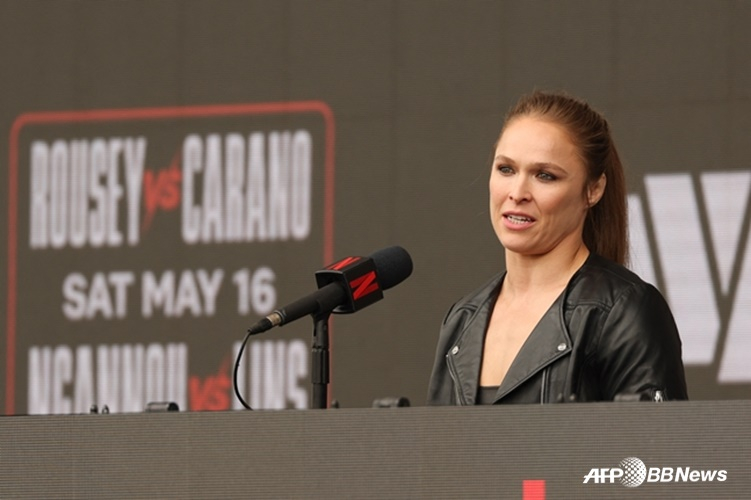 Ronda Rousey. /AFPBBNews=NEWS1