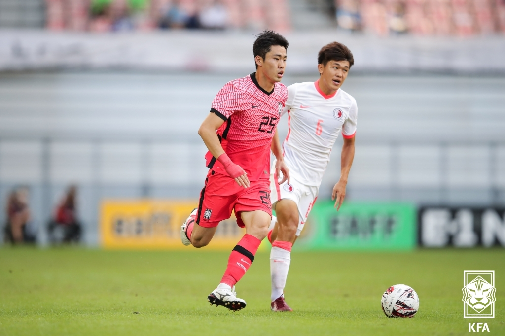 Ли Ки Хёк (слева). /Фото = Предоставлено Корейской футбольной ассоциацией.