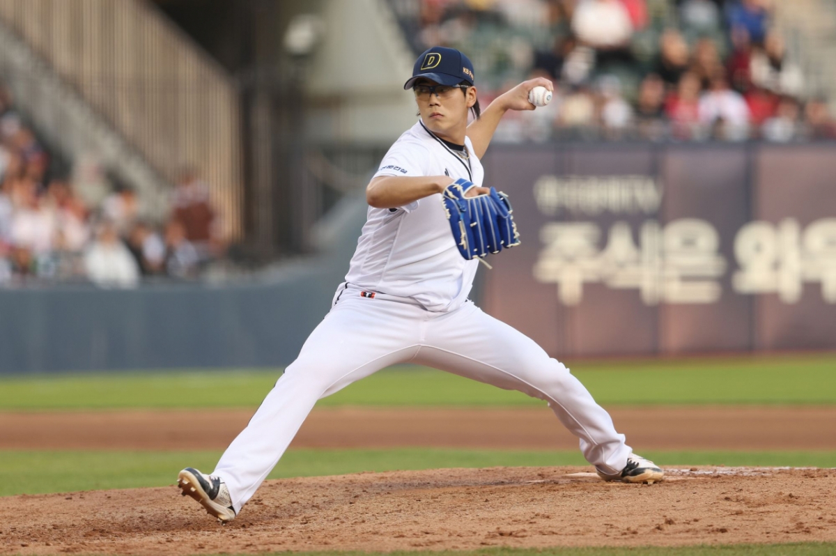 Doosan Bears, el lanzador Lee Byung-hun. /Foto=Doosan Bears