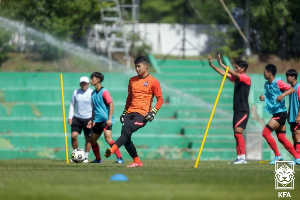 Юнги Ук, когда он был в сборной U-16. /Фото = Предоставлено Корейской футбольной ассоциацией.