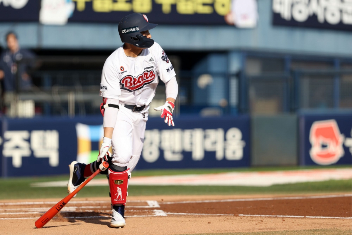 Сон А Соп, аутфилдер Doosan Bears. /Фото = Предоставлено Doosan Bears.