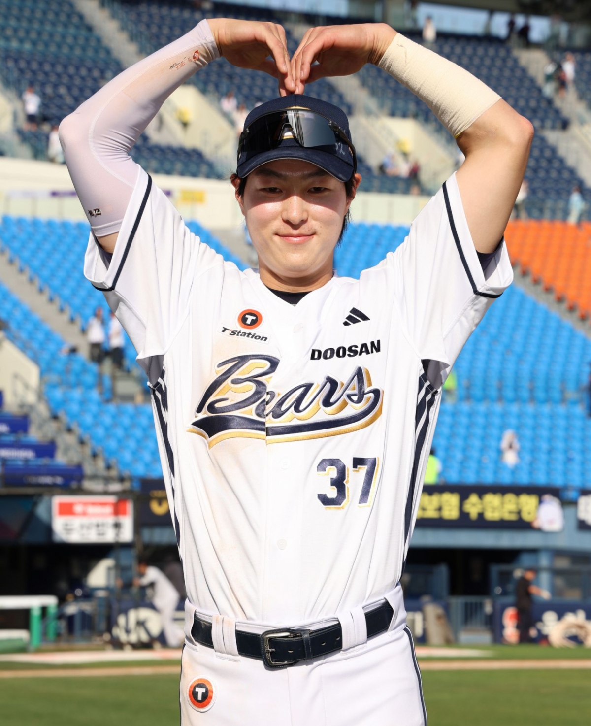 斗山ベアーズの内野手、朴ジフン。 /写真=斗山ベアーズ提供