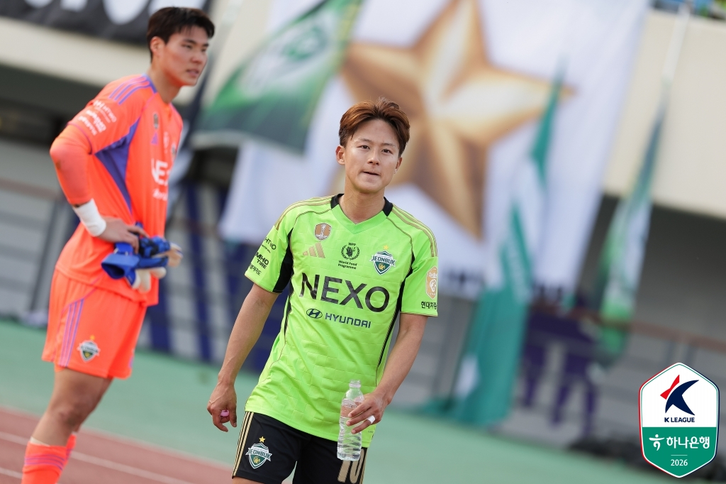 Lee Seung Woo của Jeonbuk Hyundai. /Ảnh = Liên đoàn bóng đá chuyên nghiệp Hàn Quốc cung cấp