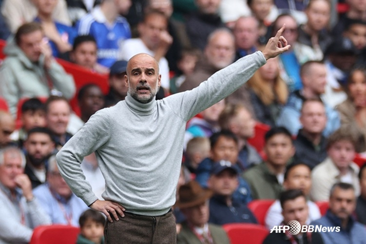 Pep Guardiola. /AFPBBNews=NEWS1