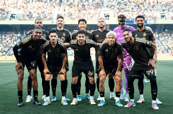 LAFC starting lineup. /Photo=LAFC official SNS archive