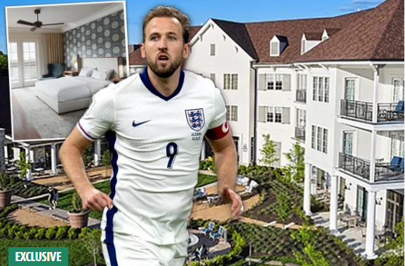 The accommodation where Harry Kane and the England national team will stay during the 2026 North American World Cup. /Photo=The Sun archive