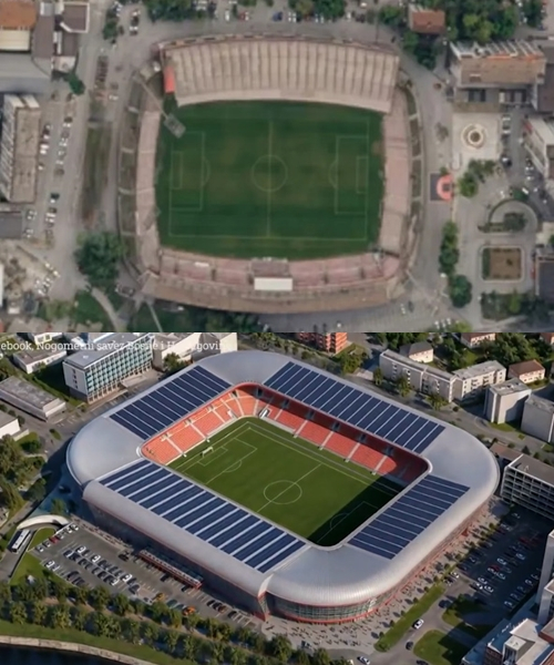 Bilino Polje Stadium. /Photo=The Sun archive
