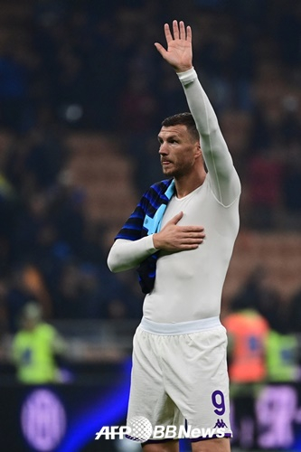 Edin Dzeko. /AFPBBNews=NEWS1