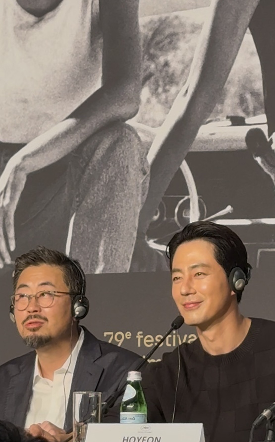 Director Na Hong-jin, Jo In-sung / Photo=Kim Mi-hwa, reporter at Cannes (France)