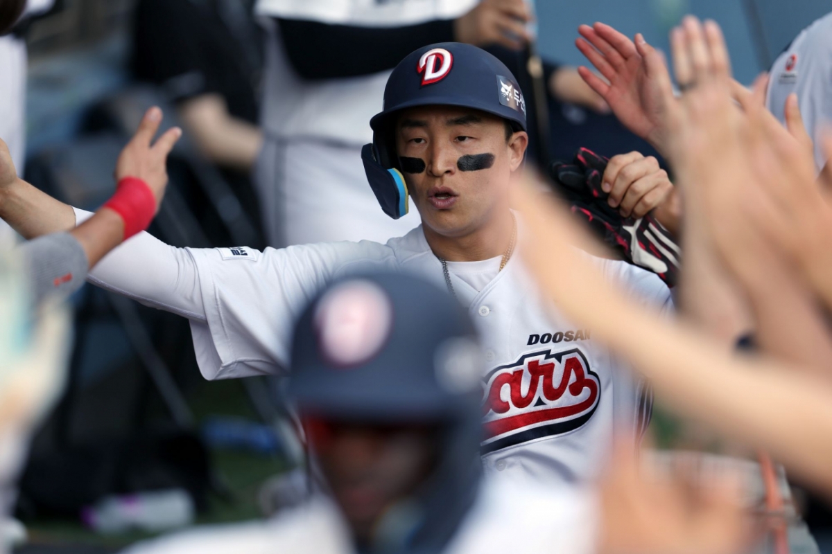 斗山ベアーズの外野手、ソン·アソプ。 /写真=斗山ベアーズ提供