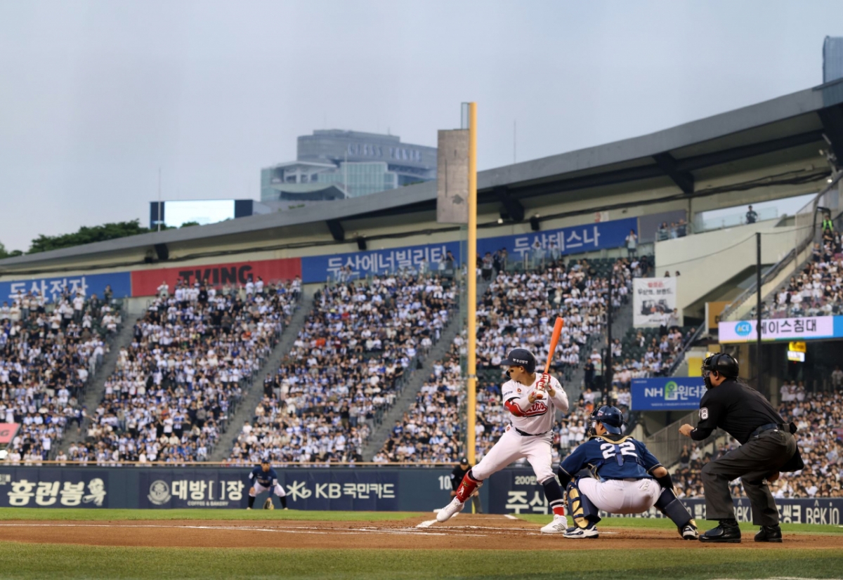 斗山ベアーズの外野手、ソン·アソプ。 /写真=斗山ベアーズ提供