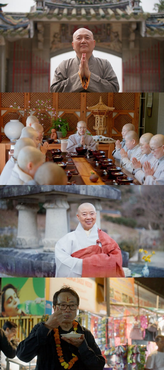 =照片="李旭正导演的佛祖饭桌"。