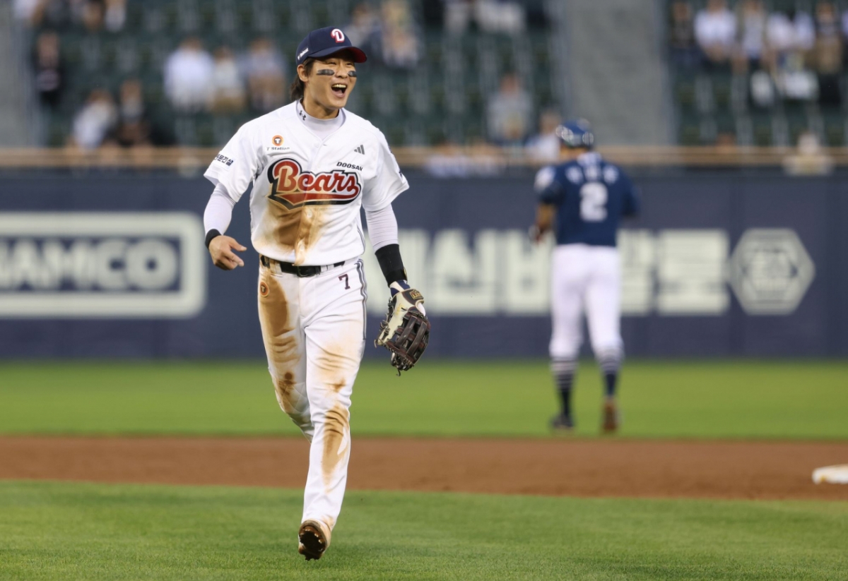 Матч Джамсиль NC Dinos - Doosan Bears 21-го числа. Фотография Пак Чан Хо. /Фото = Предоставлено Doosan Bears.