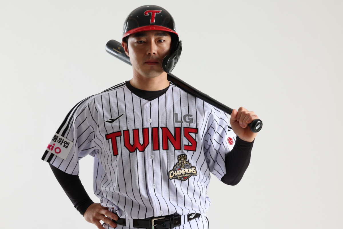 LG Twins catcher Kim Min-su. /Photo=LG Twins