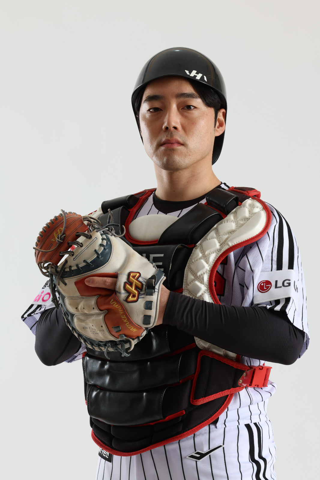 LG Twins catcher Kim Min-su. /Photo=LG Twins