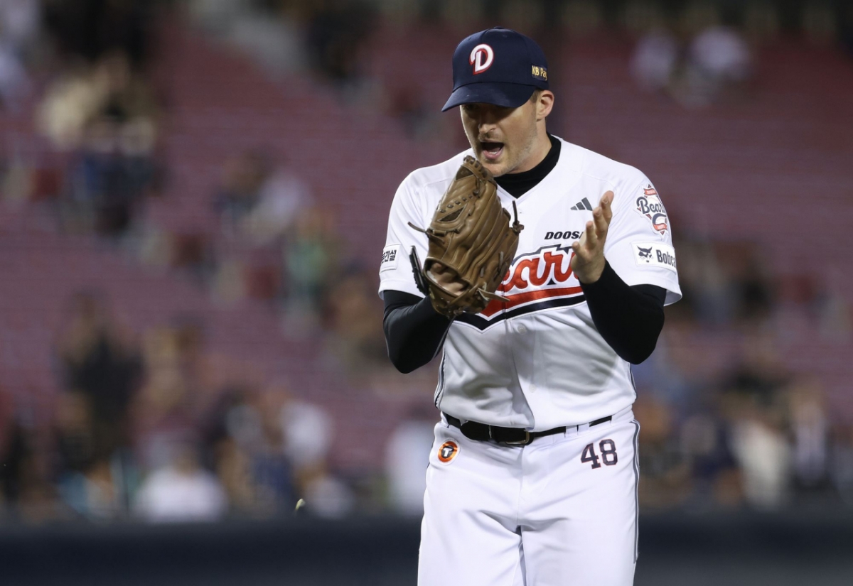 Doosan Bears replacement foreign pitcher Wes Benjamin. /Photo=Doosan Bears