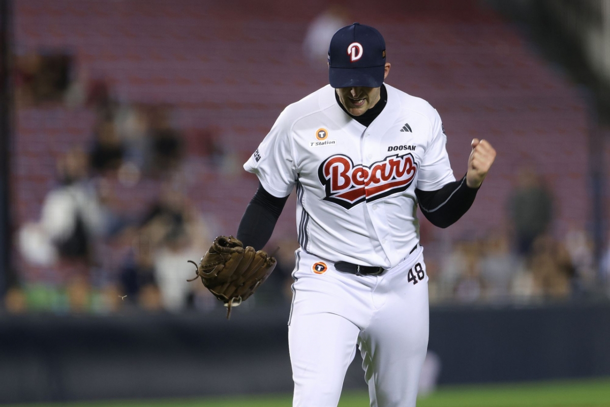 Doosan Bears replacement foreign pitcher Wes Benjamin. /Photo=Doosan Bears