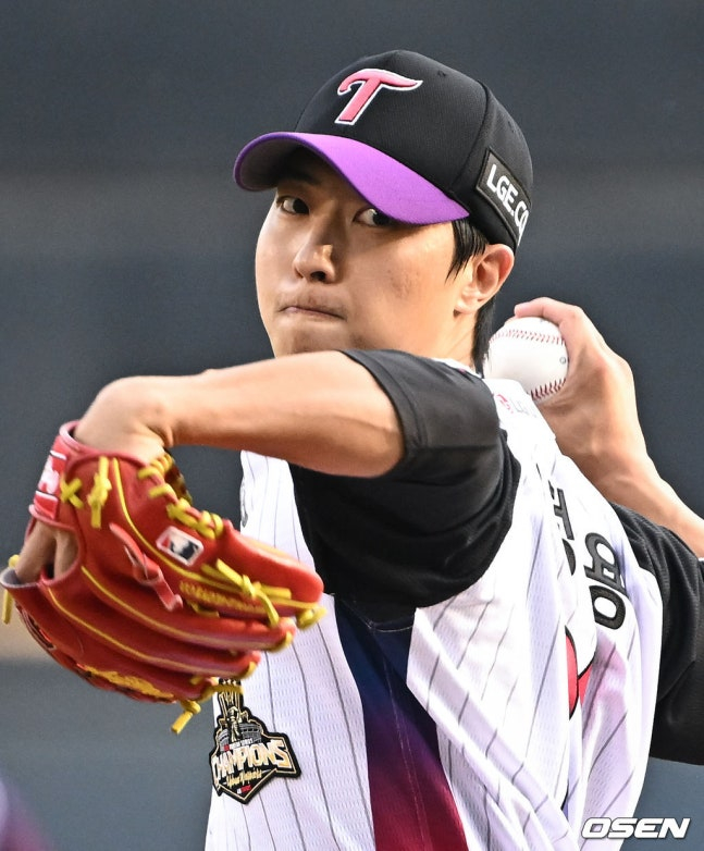 Lee Jung-yong made a start against the Kiwoom Heroes on the 22nd.