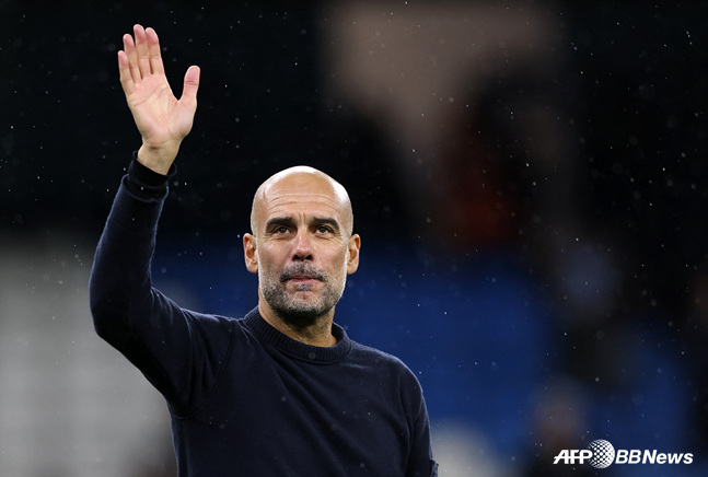 Pep Guardiola. /AFPBBNews=NEWS1