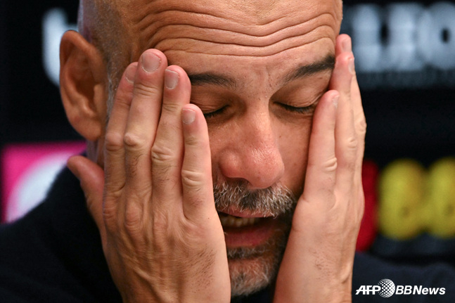 Pep Guardiola. /AFPBBNews=NEWS1