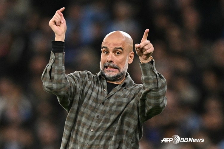 Pep Guardiola manager. /AFPBBNews=NEWS1