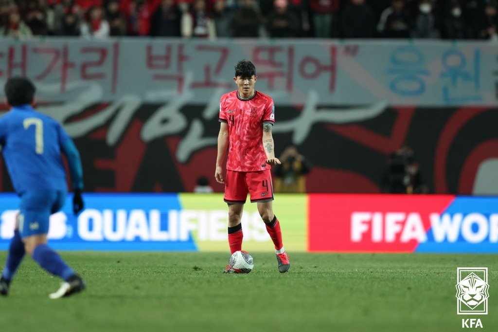 South Korean national football team defender Kim Min-jae. /Photo=Senior reporter Kang Young-jo