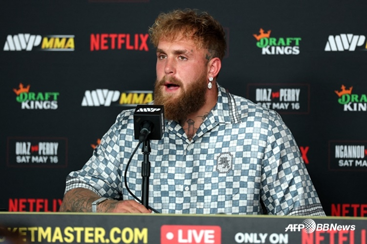Jake Paul. /AFPBBNews=NEWS1