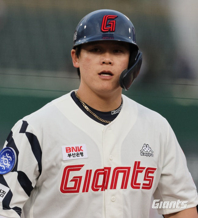 Gook Hae Sung thời Lotte. /Ảnh = Cung cấp Lotte Giants