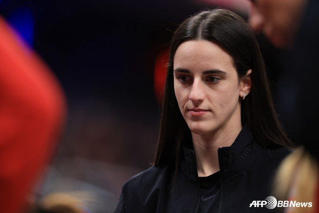 Caitlin Clark. /AFPBBNews=NEWS1