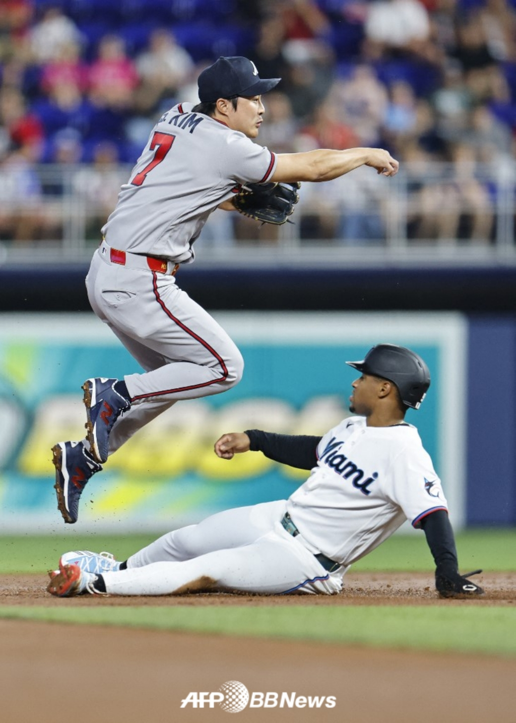 Atlanta Braves infielder Kim Ha-seong. /AFPBBNews=NEWS1