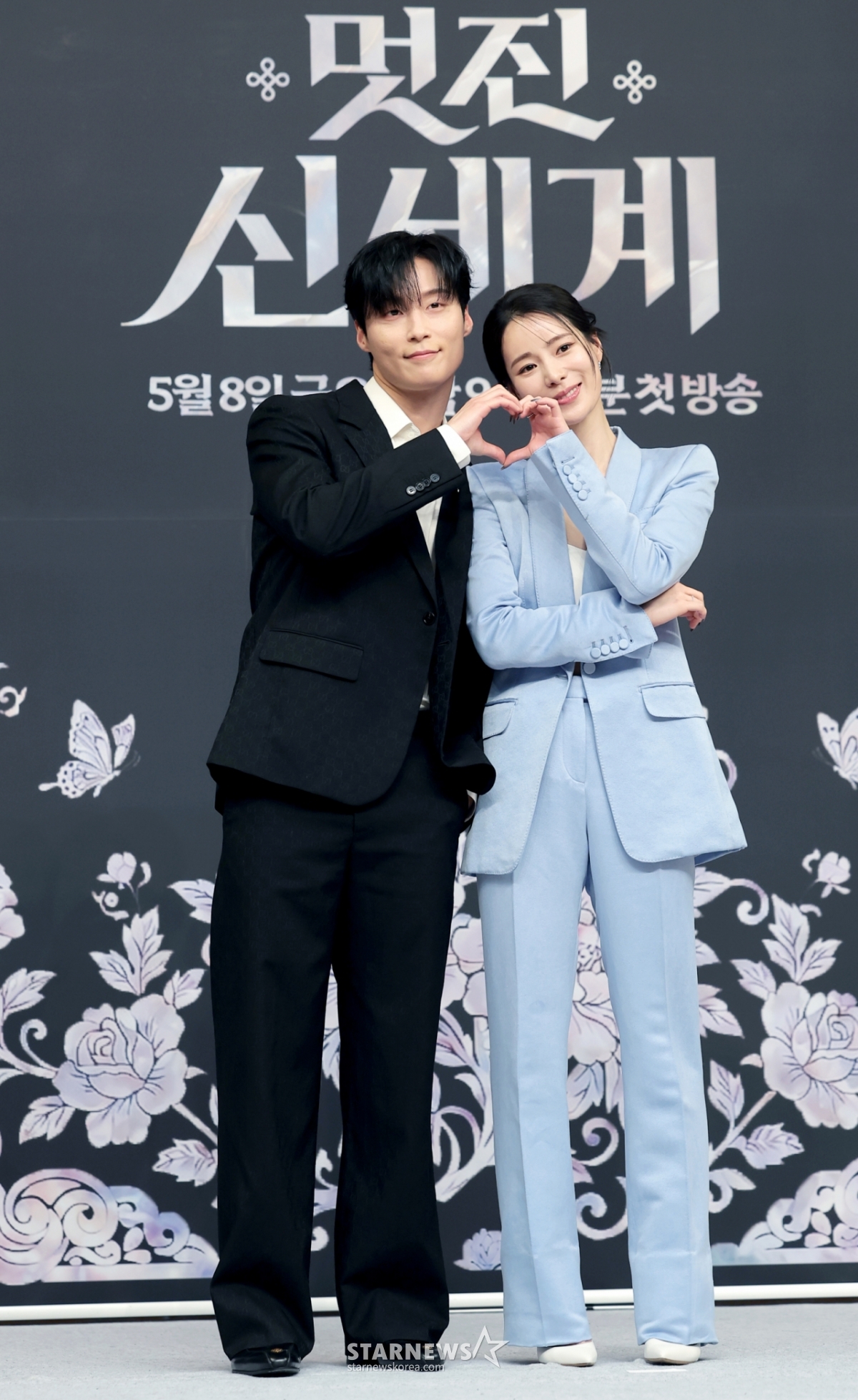 Actors Heo Nam-jun and Lim Ji-yeon /Photo=(Seoul=NEWS1) Reporter Kwon Hyun-jin