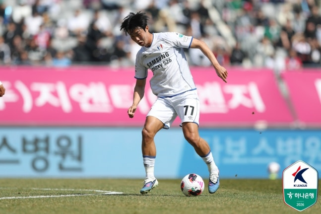 Suwon Samsung striker Kim Ji-hyun. /Photo=Korea Professional Football League