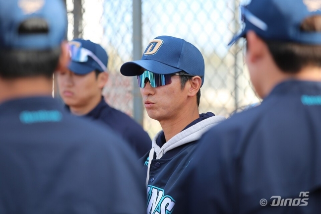NCダイノスNチームの金ギョンテ投手QCコーチ。 /写真=NCダイノス提供