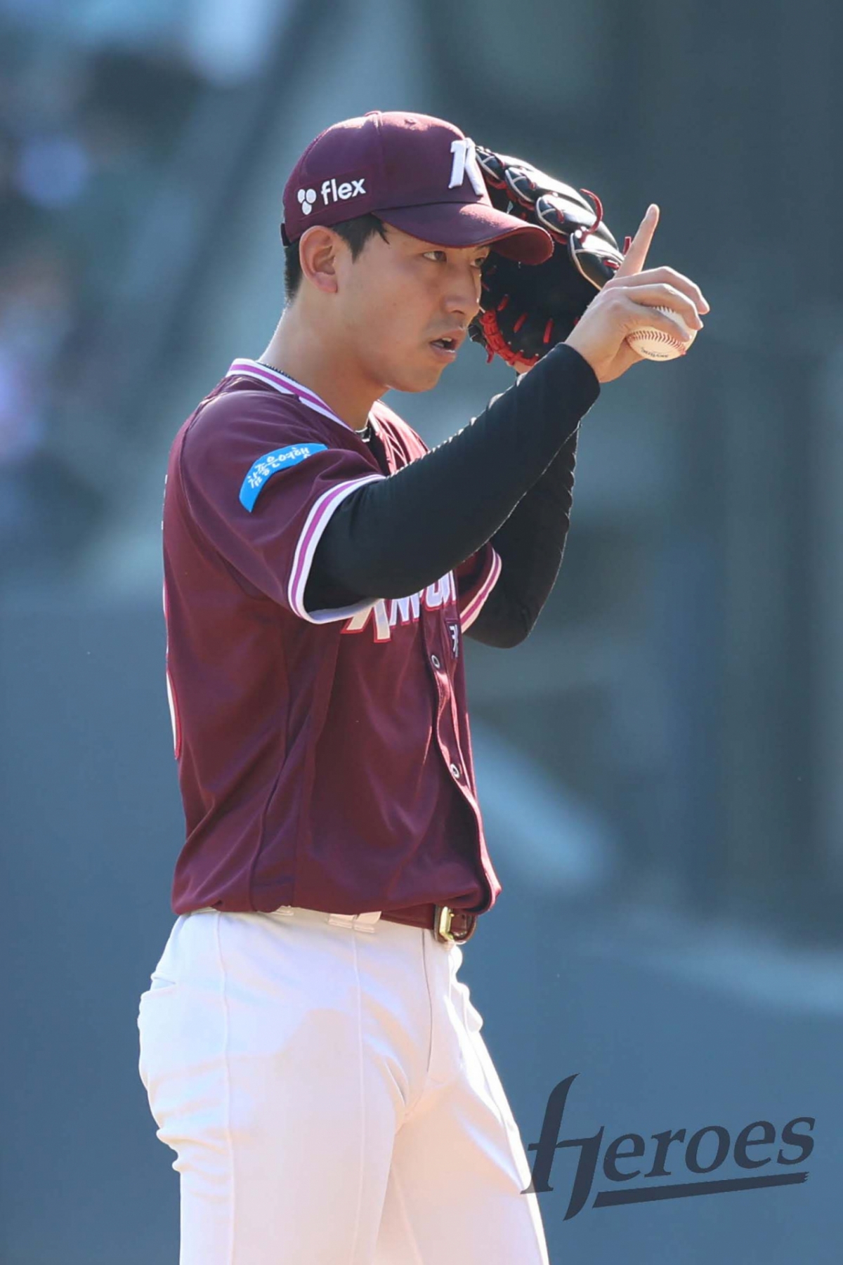 Kiwoom Heroes cerrador Yuto. /Foto=proporcionado por Kiwoom Heroes