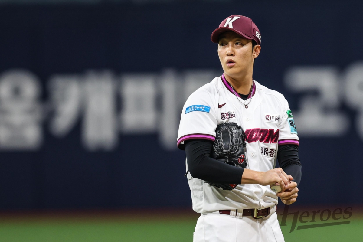 Kiwoom Heroes ace An Woo-jin. /Photo=Kiwoom Heroes