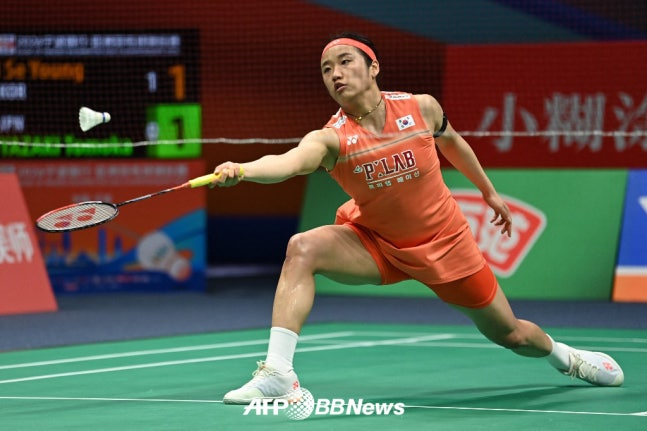 An Se-young, winner of the 2026 Badminton Asia Championships women's singles title. /Photo=Reuters=NEWS1