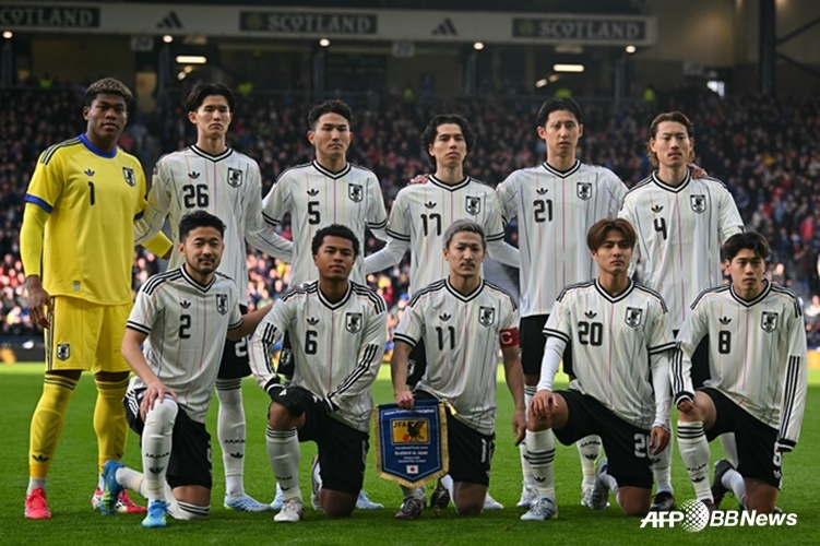 Japanese national team. /AFPBBNews=NEWS1