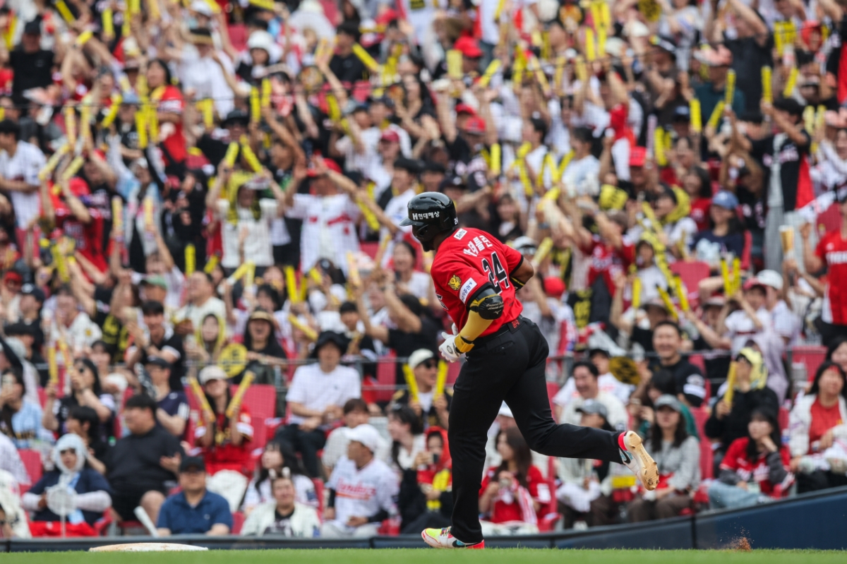 KIA's replacement foreign hitter Adellin Rodriguez. /Photo=KIA Tigers