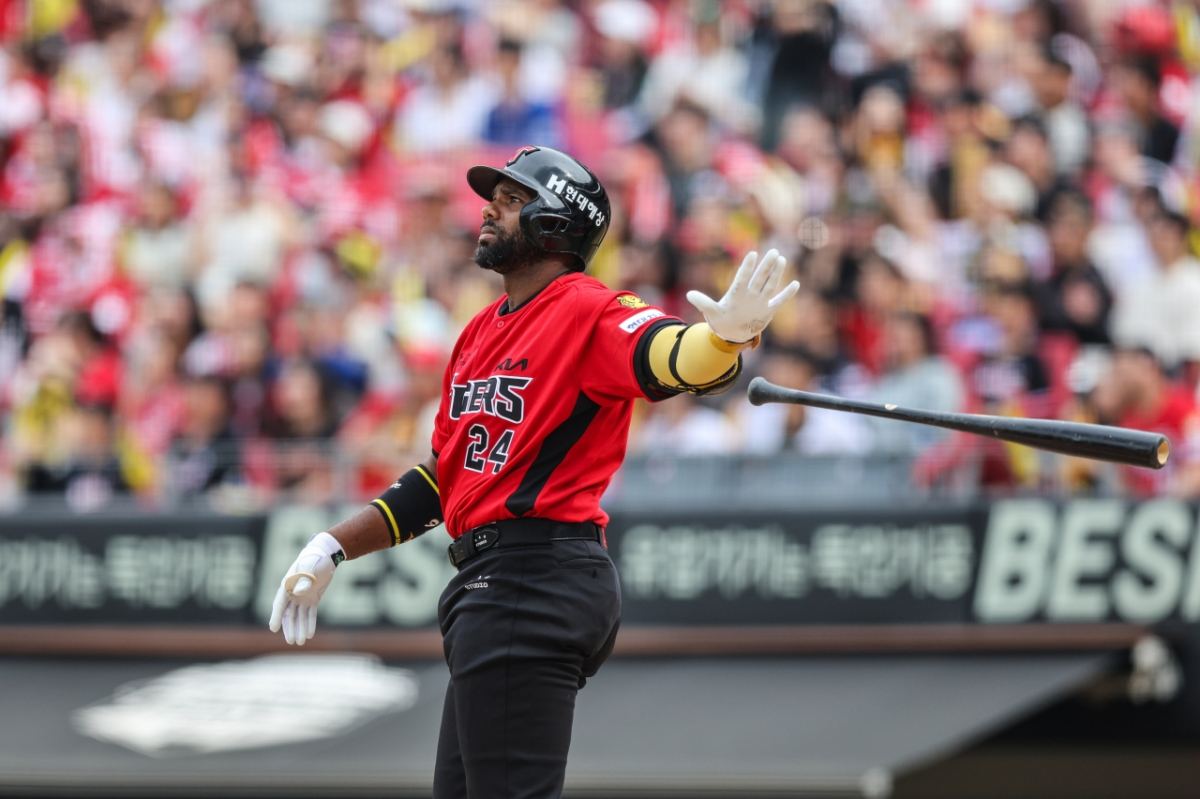 KIA's replacement foreign hitter Adellin Rodriguez. /Photo=KIA Tigers