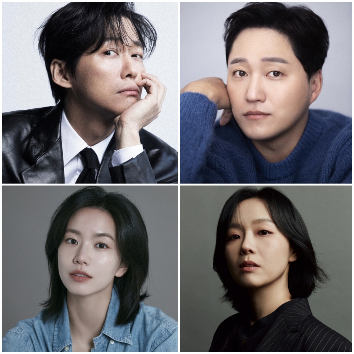 Photo = Namgoong Min (935 Entertainment, ANK Film), Kim Dae-myung (UAA), Lee Sang-hee (Nun Company), Lee Seol (935 Entertainment) / Clockwise from top left