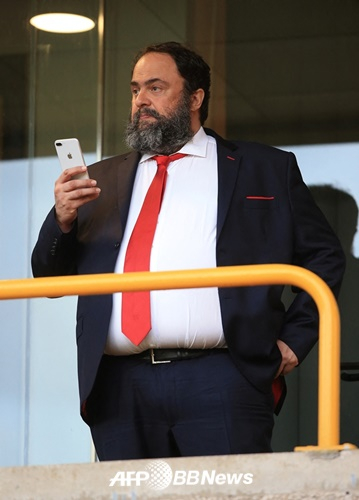 Evanghelos Marinakis. /AFPBBNews=NEWS1