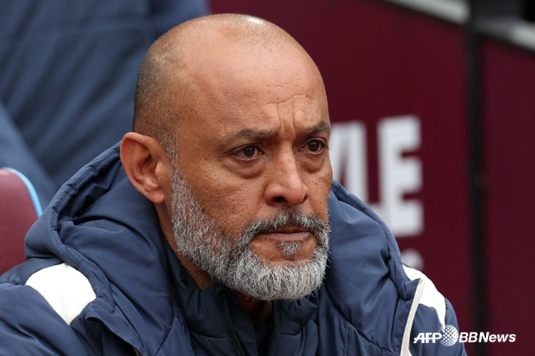 Nuno Espírito Santo, entrenador de Westham. /AFPBBNews=NEWS1