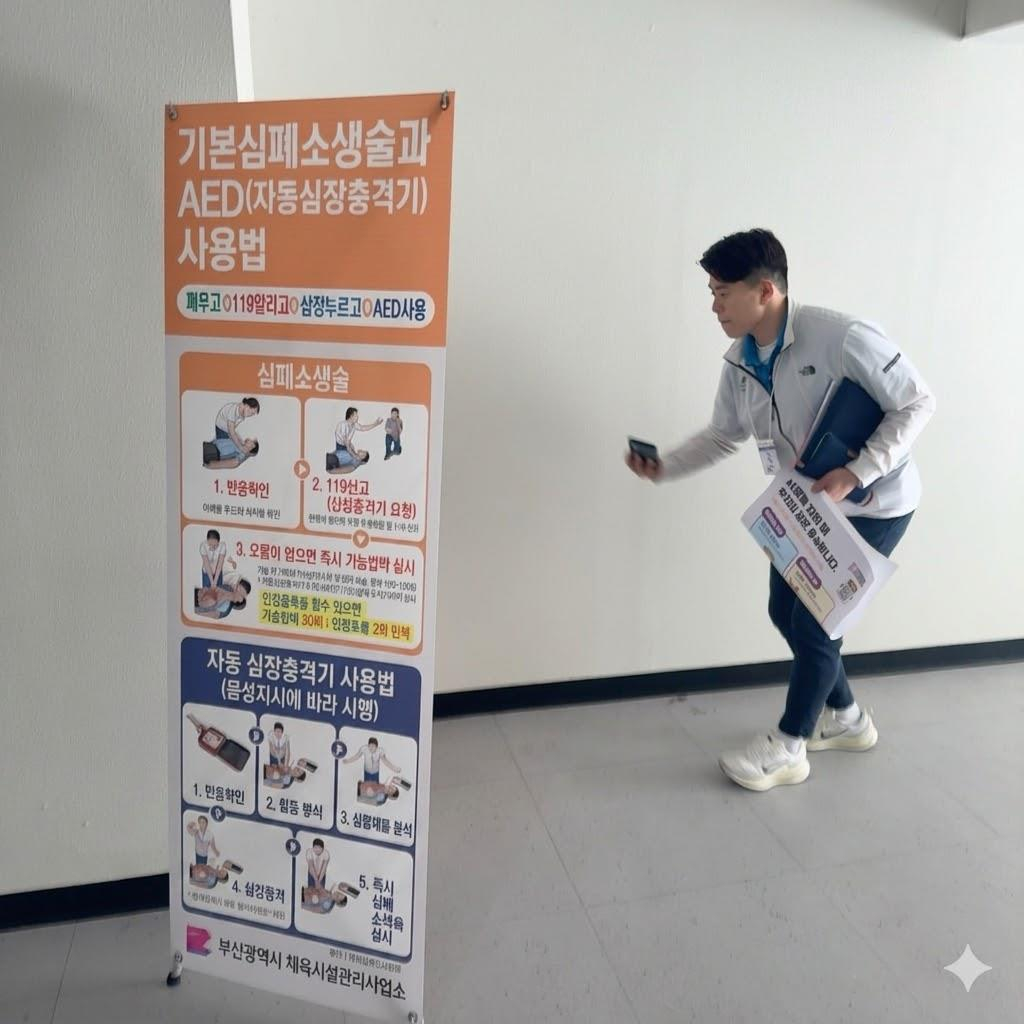 Scene of the Sports Ethics Center's human rights protection activities at the 20th National Disabled Students Sports Festival. /Photo=Sports Ethics Center