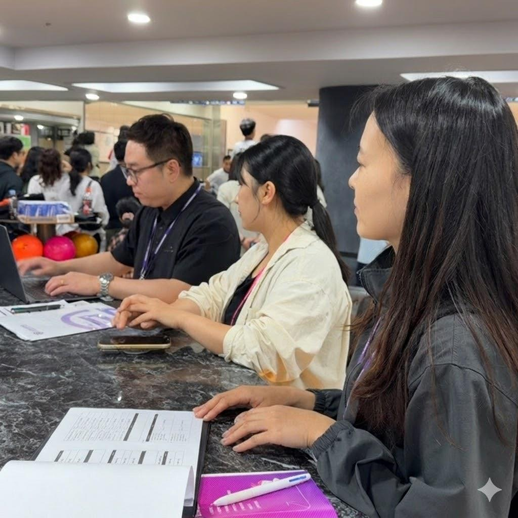 Scene of the Sports Ethics Center's human rights protection activities at the 20th National Disabled Students Sports Festival. /Photo=Sports Ethics Center