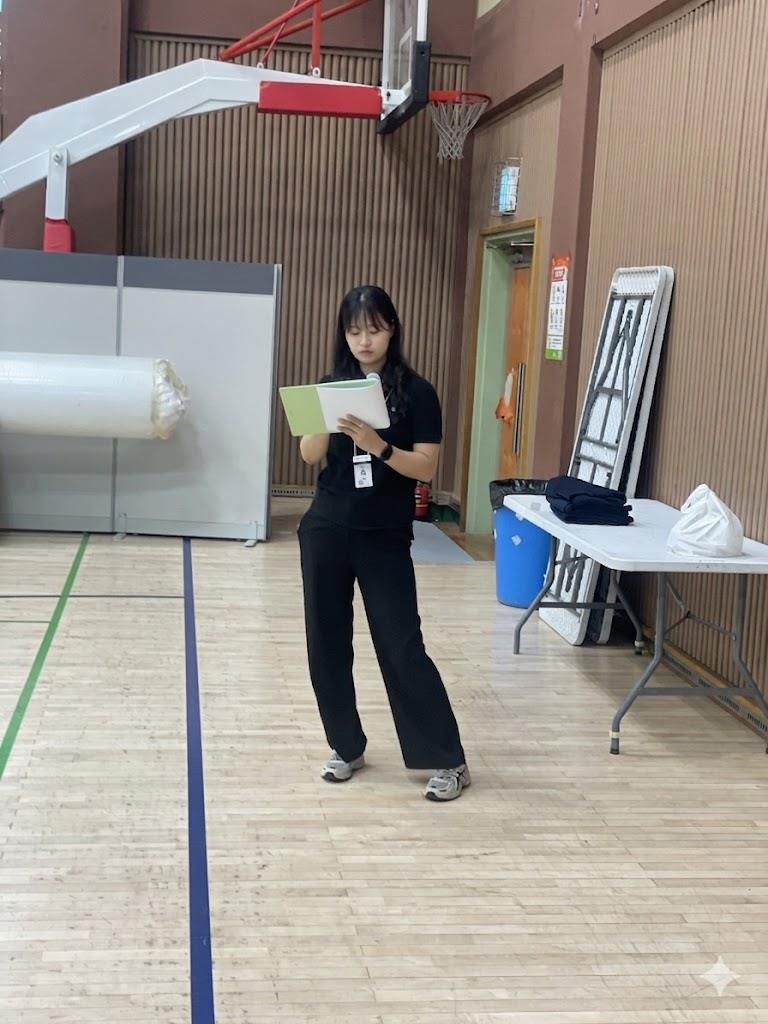 Scene of the Sports Ethics Center's human rights protection activities at the 20th National Disabled Students Sports Festival. /Photo=Sports Ethics Center